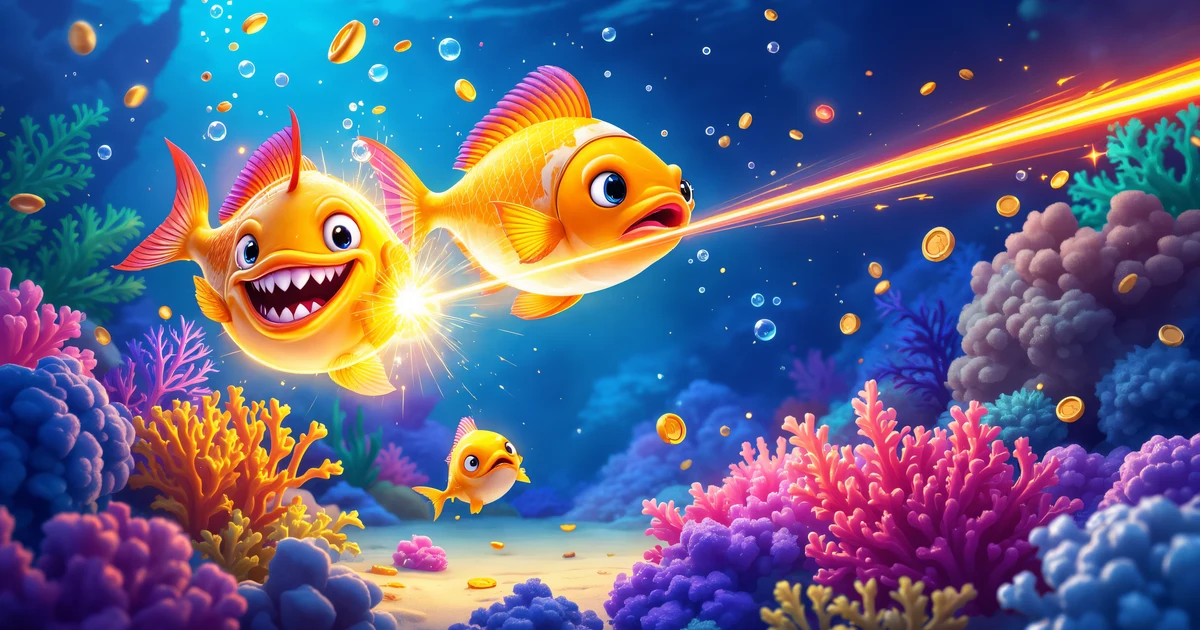 Filipino player tapping a fish hunter cannon on PH365 mobile, targeting colourful sea creatures on screen