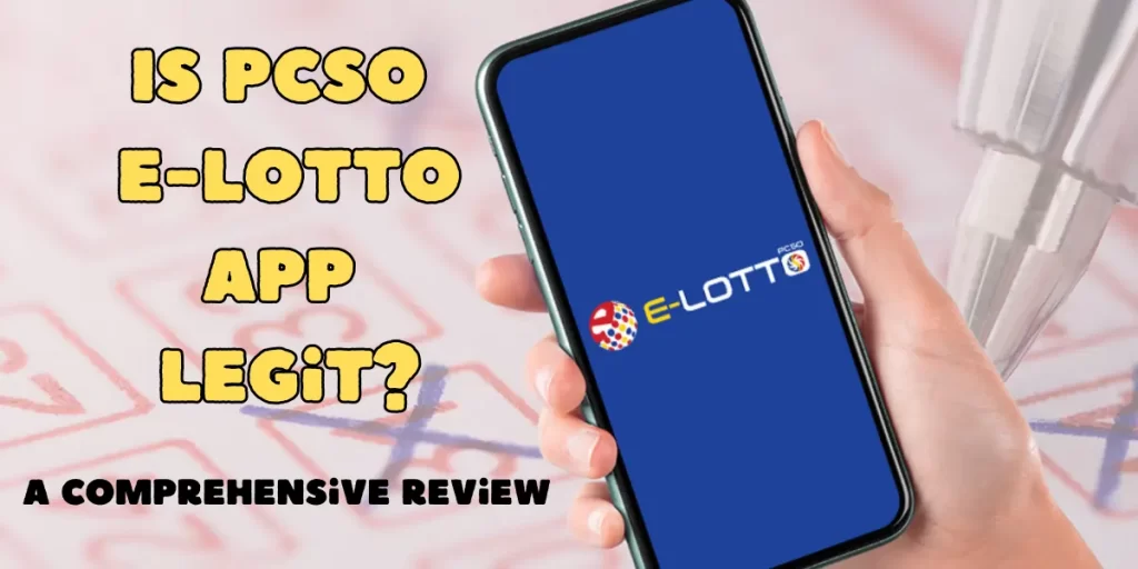 is e-lotto app legit?